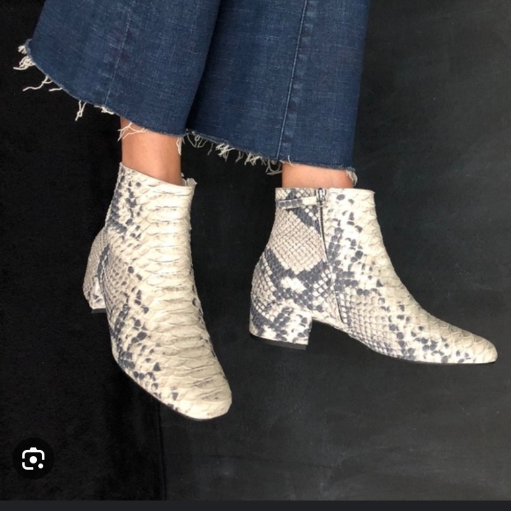 🐍 Freda Salvador Snake Skin boots 7 🐍